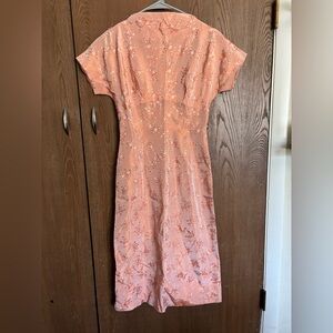 Unique Floral Pink Dress